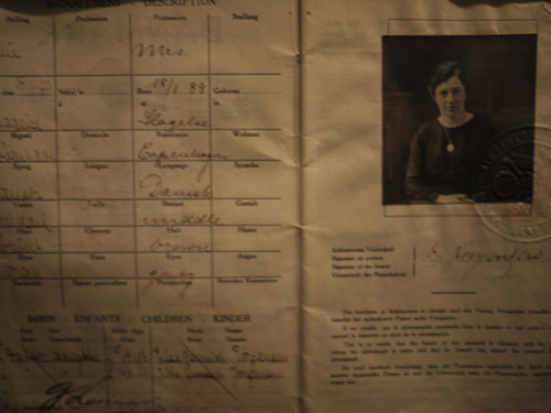 Ellis Island passport